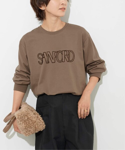ジャーナルスタンダードレサージュ　GDSS HARLEM FLOCKY TEE 追加》FORGEロゴロングスリーブTEE（Tシャツ／カットソー