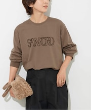 チェーン刺繍ロングスリーブTEE
