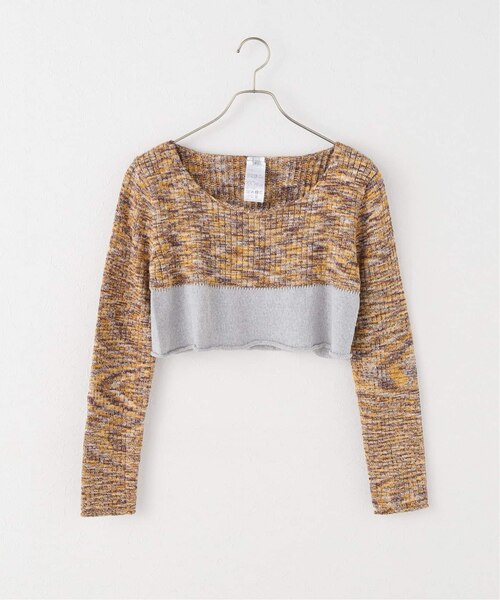 ジャーナルスタンダード レリューム（JOURNAL STANDARD relume）/【BASERANGE/ベースレンジ】WASTE CROPPED SWEATER BASERANGE/ベースレンジ】WASTE CROPPED SWEATER｜ジャーナル