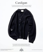 ハミルトン ウール ガーターカーディガン