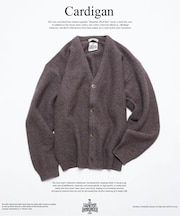 ハミルトン ウール ガーターカーディガン