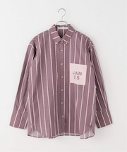 【ARAMINTA JAMES/アラミンタ ジェームス】ALPINE COTTON STRIPE SH