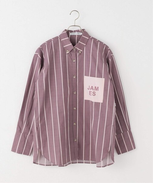 【ARAMINTA JAMES/アラミンタ ジェームス】ALPINE COTTON STRIPE SH