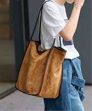 【IOMMI/アイオミ】 syntetic suede big tote：バッグ