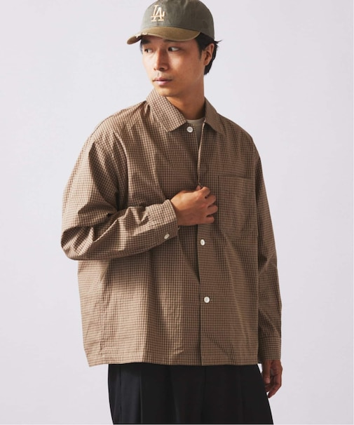 コンパクト ミニチェック シャツ