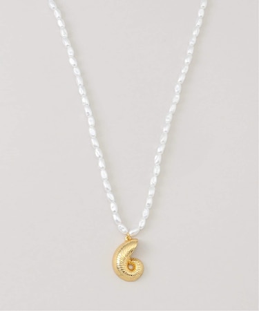 【Kenneth Jay Lane/ケネス ジェイ レーン】 seashell pendant ネックレス
