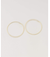 【Kenneth Jay Lane/ケネス ジェイ レーン】gold hoop post earring：ピアス