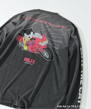 フィリックス・ザ・キャット × relume プリント ロング Tシャツ
