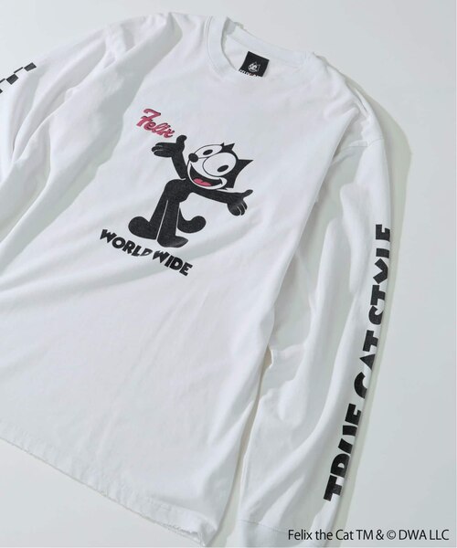 フィリックス・ザ・キャット × relume プリント ロング Tシャツ