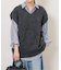 【TRICOTS JEAN MARC/トリコ・ジャンマルク】V/N VEST：ニットベスト