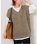 【TRICOTS JEAN MARC/トリコ・ジャンマルク】V/N VEST：ニットベスト