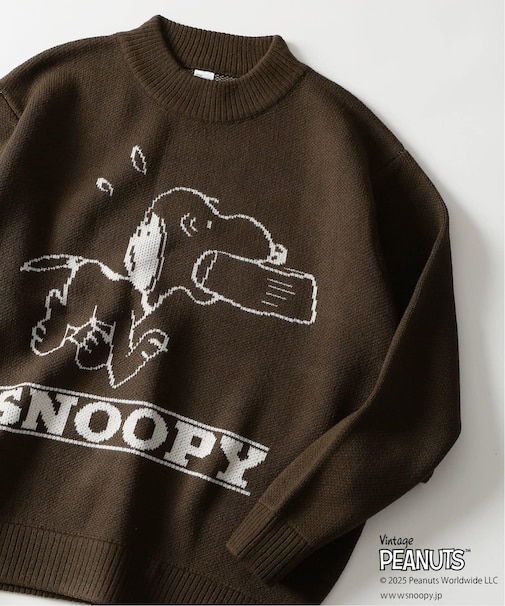 PEANUTS / ピーナッツ 別注 ダブル ジャガードニット