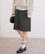 吸湿発熱 / ウォッシャブルソフトサーモハーフパンツ