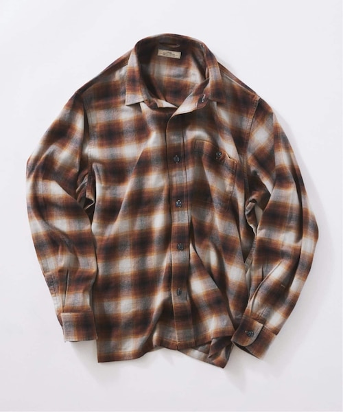 【完売】JOURNAL STANDARD relume チェックシャツ カラー オンブレ チェックシャツ（シャツ／ブラウス）｜JOURNAL