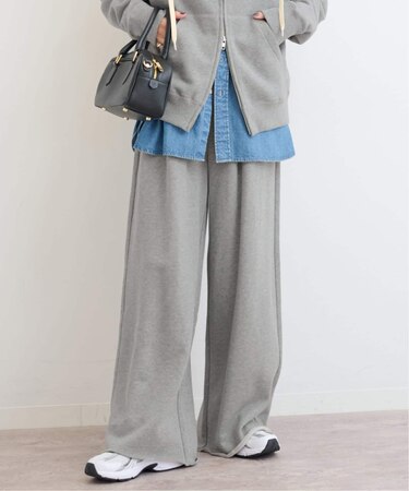 タックワイドイージースウェットパンツ
