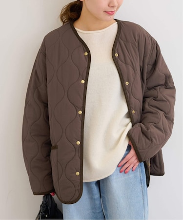 コクーンキルティングブルゾン