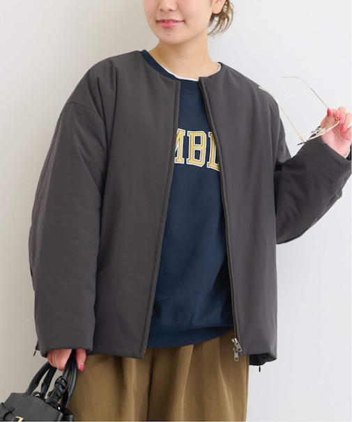 パフィーノーカラーサイドジップブルゾン