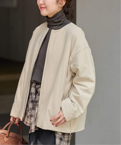 パフィーノーカラーサイドジップブルゾン｜ジャーナルスタンダード