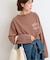 《追加》【HOLIDAYS COMFORT】USAコットンインレイウラケプルオーバー