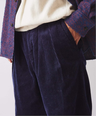 コーデュロイ 2タック スラックス