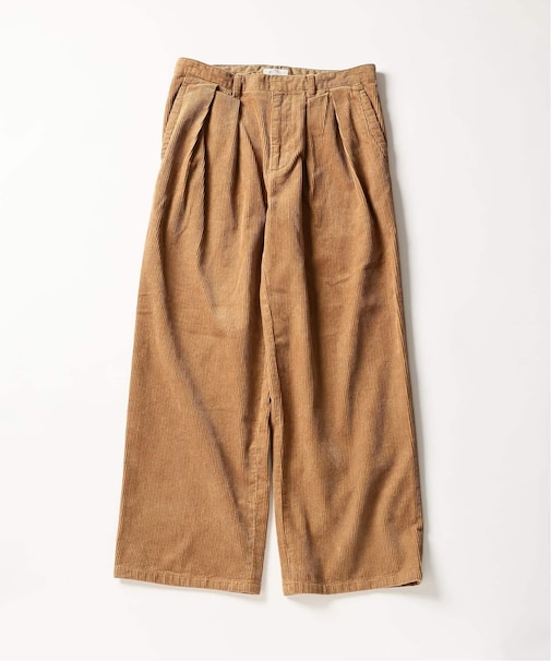 コーデュロイ 2タック スラックス