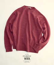 COLLINS VILLE WOOL / コリンズ ビル ウール クルーネック ニット