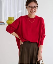 《一部WEB限定追加2》BiellaYarnワイドクルーネックプルオーバー