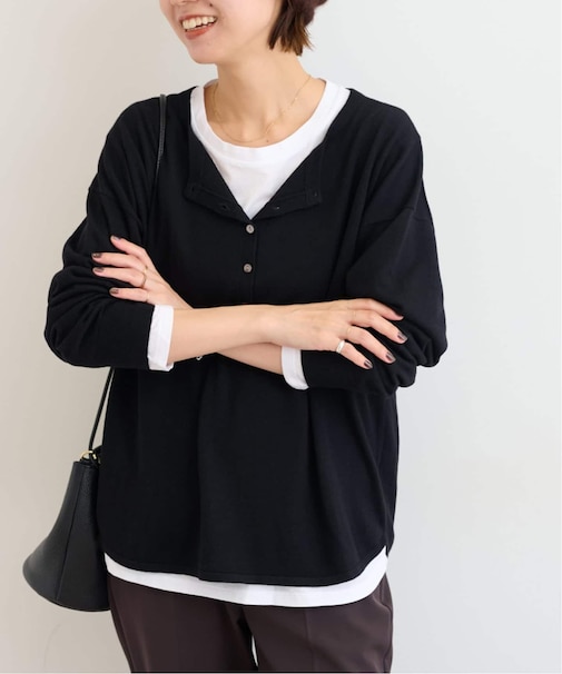 《追加》［25AW新作 / 2枚セット］3WAYレイヤードヘンリープルオーバー