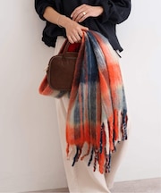 【THE BAGMATI/バグマティ】 チェックマフラー