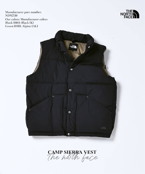 THE NORTH FACE / ノースフェイス キャンプ シエラ ベスト ND92530