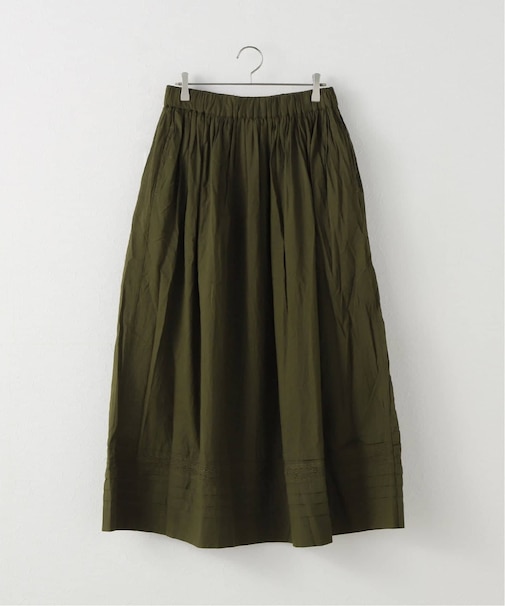 【SOIL/ソイル】60s CAMBRIC PLAIN LACE GATHERED SK