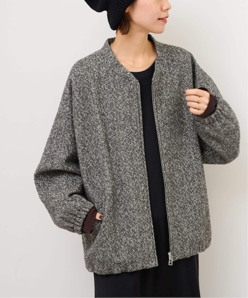 尾州ウールヘリンボンジップブルゾン｜ジャーナルスタンダード