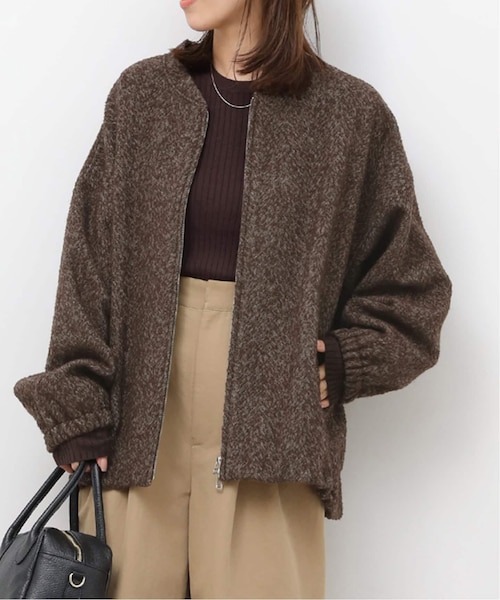 尾州ウールヘリンボンジップブルゾン｜ジャーナルスタンダード