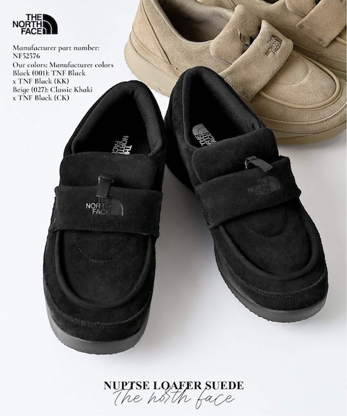 The North Face ベージュ ローファー THE NORTH FACE＞スエード ヌプシ ローファー（ローファー）｜THE