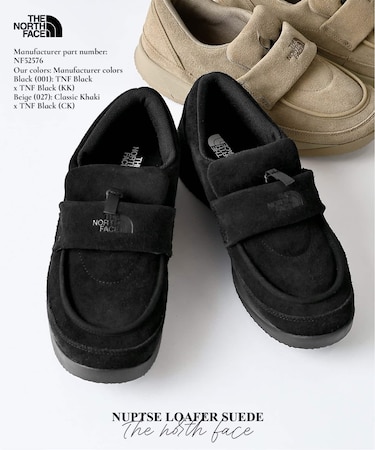 THE NORTH FACE / ノースフェイス ヌプシ ローファー スエード NF52576