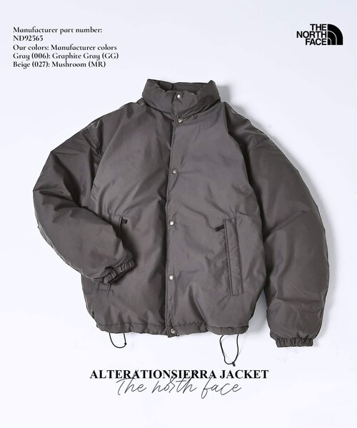 THE NORTH FACE オルタレーションシエラジャケット ND92565 THE NORTH FACE /ノースフェイス オルタレーション シエラジャケット