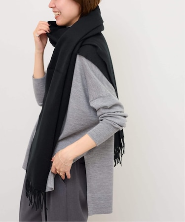 アクリル無地ストール