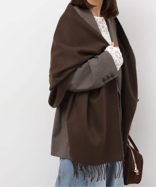 アクリル無地ストール