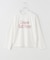 メッセージロゴロングスリーブTEE