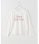 メッセージロゴロングスリーブTEE
