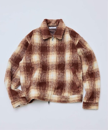 シャギー オンブレ ワークジャケット