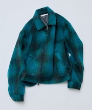 シャギー オンブレ ワークジャケット