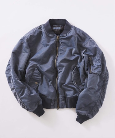 ガーメントダイ ボンバー ジャケット