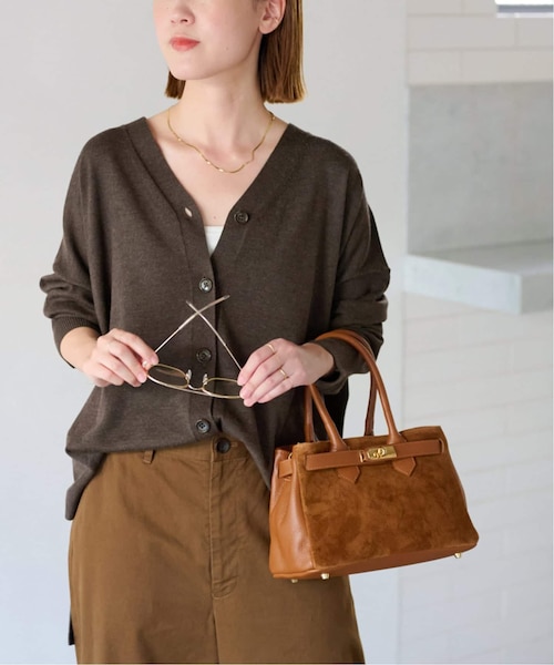 追加》BiellaYarnワイドVネックカーディガン｜ジャーナルスタンダード