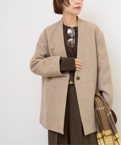 ウールナイロンリバーミドルコート｜ジャーナルスタンダード