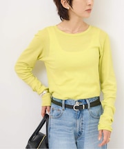 シアーテレコクルーネックプルオーバー