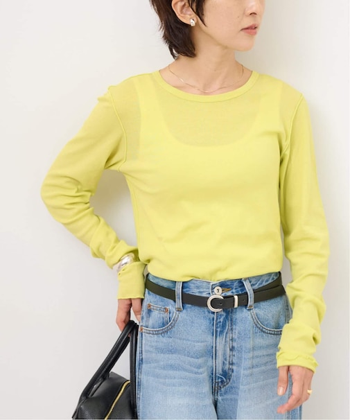 シアーテレコクルーネックプルオーバー