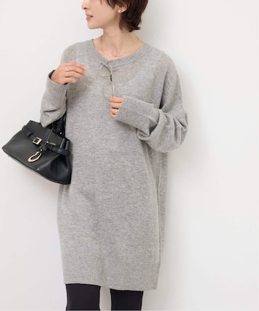 ウールカシミヤミックスチュニックプルオーバー