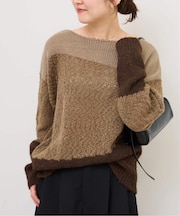 ミックスファブリックプルオーバー