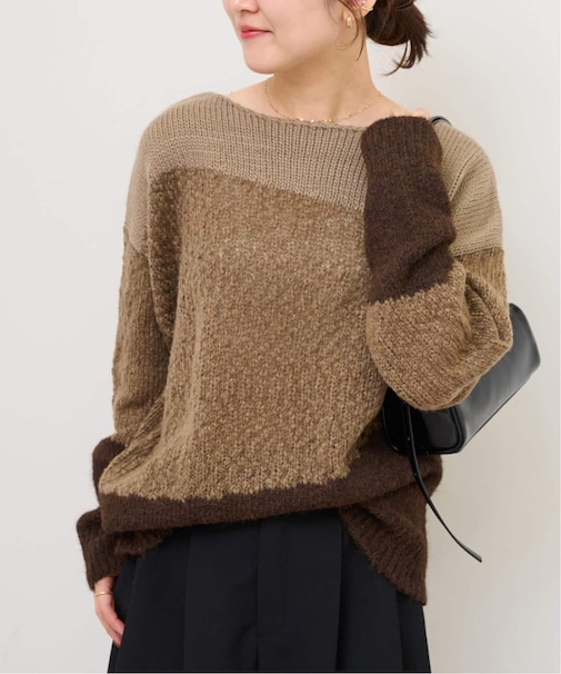 ミックスファブリックプルオーバー